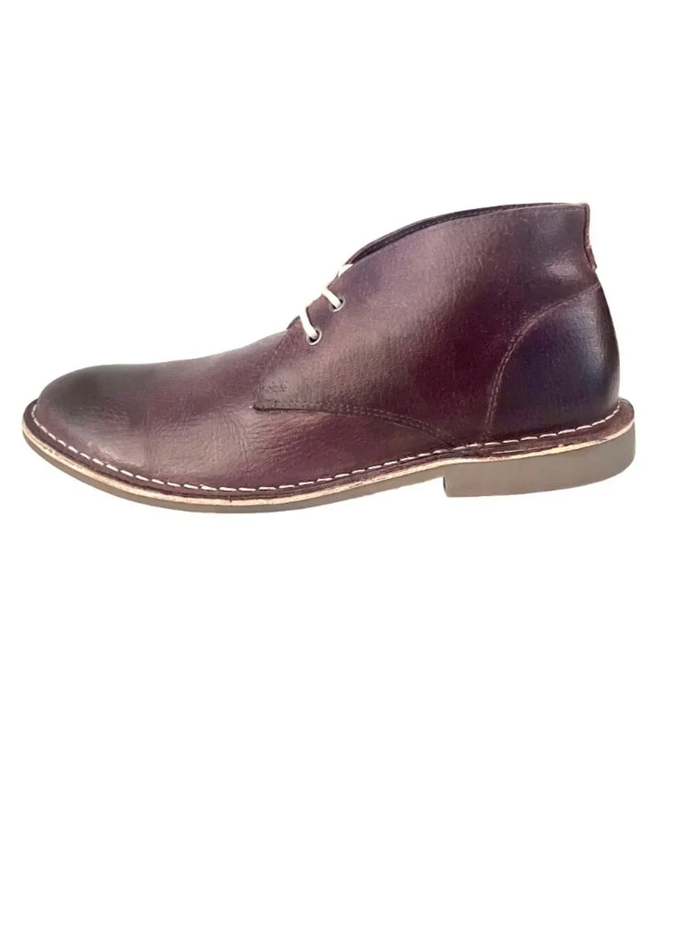 Brown Leather Desert Chukka Ankle Boots Mens 9 Campus Lace-Up Dress Casual